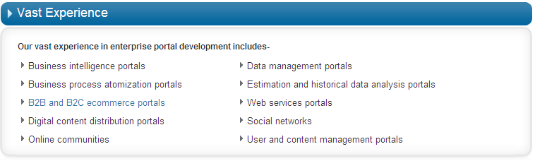Vast Experience